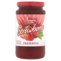 Lieber's Strawberry Preserves, 18 oz