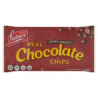 Lieber's Real Semi-Sweet Chocolate Chips, 9 oz