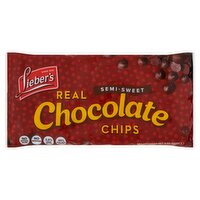 Lieber's Semi-Sweet Real Chocolate Chips, 8 oz