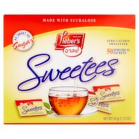 Lieber's Sweetees Zero Calorie Sweetener, 50 count, 1.75 oz