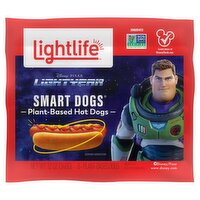 Lightlife Smart Dogs Plant-Based Hot Dogs, 8 count, 12 oz, 12 Ounce