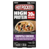 Hot Pockets High Protein Chipotle Chicken Sandwich, Size XL, 1 count, 6 3/4 oz