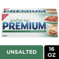 Nabisco Premium Unsalted Tops Saltine Crackers, 1 lb