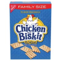 Nabisco Chicken in a Biskit Original Baked Snack Crackers Family Size, 12 oz