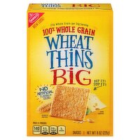 Nabisco Wheat Thins Big 100% Whole Grain Snacks, 8 oz