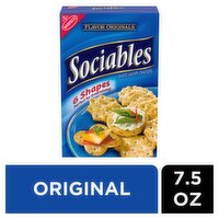 Nabisco Sociables Flavor Originals Baked Savory Crackers, 7.5 oz