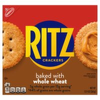 Nabisco Ritz Baked with Whole Wheat Crackers, 12.9 oz