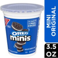 Nabisco Oreo Minis Chocolate Sandwich Cookies, 3.5 oz