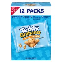 Nabisco Teddy Grahams Graham Snacks, 1 oz, 12 count