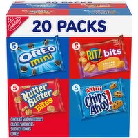 Nabisco Oreo/Ritz/Nutter Butter/Chips Ahoy! Snacks, 20 count, 1 lb 4 oz