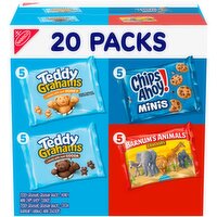 Teddy Grahams/Mini Chips Ahoy!/Barnum's Animals Snacks, 20 count, 1 lb 4 oz