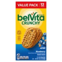 Belvita Blueberry Crunchy Breakfast Biscuits Value Pack, 1.76 oz, 12 count