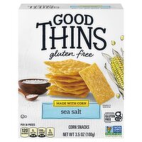 Good Thins Sea Salt Gluten Free Corn Snacks, 3.5 oz