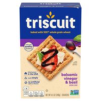 Triscuit Balsamic Vinegar & Basil Crackers, 8.5 oz, 8.5 Ounce