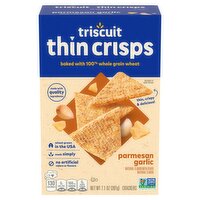 Triscuit Thin Crisps Parmesan Garlic Crackers, 7.1 oz, 7.1 Ounce