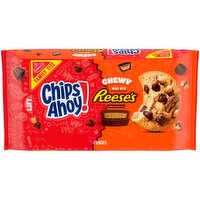 CHIPS AHOY! Chewy Chocolate Chip Cookies with Reese's Peanut Butter Cups, Family Size, 14.25 oz