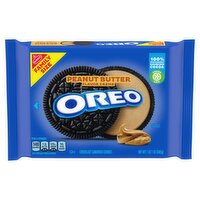 Nabisco Oreo Peanut Butter Flavor Creme Chocolate Sandwich Cookies Family Size, 1 lb 1 oz, 17 Ounce