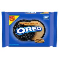 Nabisco Oreo Peanut Butter Flavor Creme Chocolate Sandwich Cookies Family Size, 1 lb 1 oz