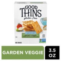 Good Thins Gluten Free Garden Veggie Rice Snacks, 3.5 oz