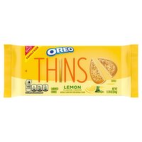 Nabisco Oreo Thins Lemon Flavor Creme Sandwich Cookies Family Size, 11.78 oz