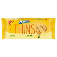 Nabisco Oreo Thins Lemon Flavor Creme Sandwich Cookies Family Size, 11.78 oz