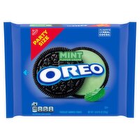 Nabisco Oreo Mint Flavor Creme Chocolate Sandwich Cookies Party Size, 24.95 oz