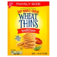 Nabisco Wheat Thins Sundried Tomato & Basil Snacks Family Size, 13 oz