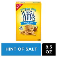 Nabisco Wheat Thins Hint of Salt Low Sodium 100% Whole Grain Snacks, 8.5 oz