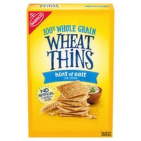 Nabisco Wheat Thins Hint of Salt Low Sodium 100% Whole Grain Snacks, 8.5 oz