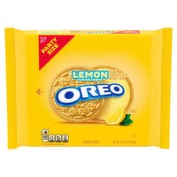 Nabisco Oreo Lemon Flavor Creme Sandwich Cookies Party Size, 24.95 oz