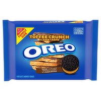 Nabisco Oreo Toffee Crunch Flavor Creme Chocolate Sandwich Cookies, 1 lb 1 oz