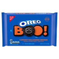 Nabisco Oreo Boo! Orange Colored Creme Chocolate Sandwich Cookies Limited Edition, 1 lb 2.71 oz