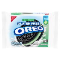 Nabisco Oreo Mint Flavor Creme Gluten Free Chocolate Sandwich Cookies ...
