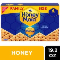 Nabisco Honey Maid Grahams Family Size, 4 count, 1 lb 3.2 oz