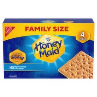 Nabisco Honey Maid Grahams Family Size, 4 count, 1 lb 3.2 oz