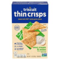 Triscuit Thin Crisps Sour Cream & Onion Crackers, 7.1 oz