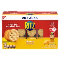 Nabisco Ritz Cheese Cracker Sandwiches, 1.35 oz, 20 count