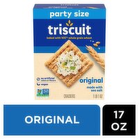 Triscuit Original Made with Sea Salt Crackers Party Size, 1 lb 1 oz