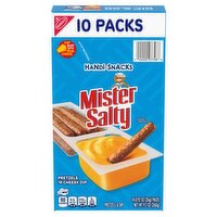 Nabisco Handi-Snacks Mister Salty Pretzels 'N Cheesy Dip, 0.92 oz, 10 count