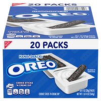 Nabisco Oreo Cookie Sticks 'N Creme Dip, 1 oz, 20 count, 20 Ounce