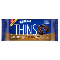 Nabisco Oreo Thins Tiramisu Flavor Creme Chocolate Sandwich Cookies Family Size, 11.78 oz, 11.78 Ounce