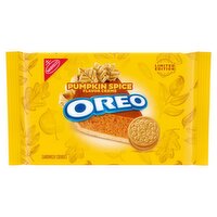 Nabisco Oreo Pumpkin Spice Flavor Creme Sandwich Cookies Limited Edition, 10.68 oz