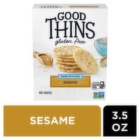 Good Thins Gluten Free Sesame Rice Snacks, 3.5 oz