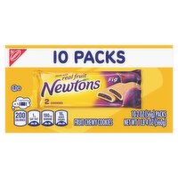 Nabisco Newtons Fig Fruit Chewy Cookies, 2 oz, 10 count