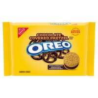 Oreo Chocolate Covered Pretzel Sandwich Cookies Limited Edition, 10.68 oz
