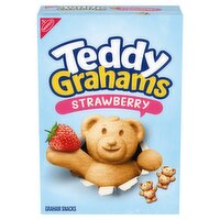 Nabisco Teddy Grahams Strawberry Graham Snacks, 10 oz