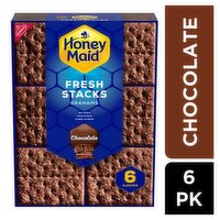 Nabisco Honey Maid Fresh Stacks Chocolate Grahams, 6 count, 12.2 oz