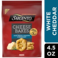 Nabisco Sargento Aged White Cheddar & Rosemary Cheese Bakes Crackers, 4.5 oz