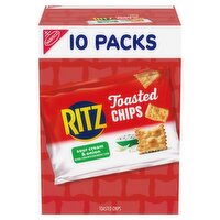 Nabisco Ritz Sour Cream & Onion Toasted Chips, 1 oz, 10 count