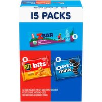 Clif ZBar/Ritz Bits/Oreo Mini Snacks, 15 count, 1 lb 0.35 oz